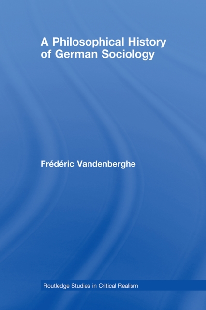 A Philosophical History of German Sociology, PDF eBook