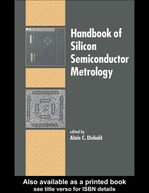 Handbook of Silicon Semiconductor Metrology, PDF eBook