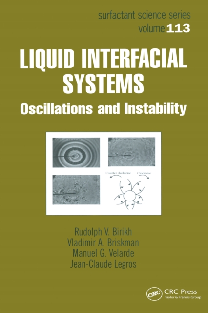 Liquid Interfacial Systems : Oscillations and Instability, PDF eBook