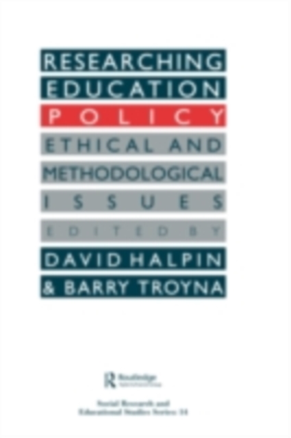 Researching education policy : Ethical and methodological issues, PDF eBook