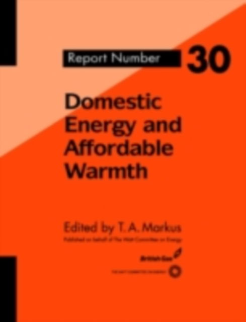 Domestic Energy and Affordable Warmth, PDF eBook