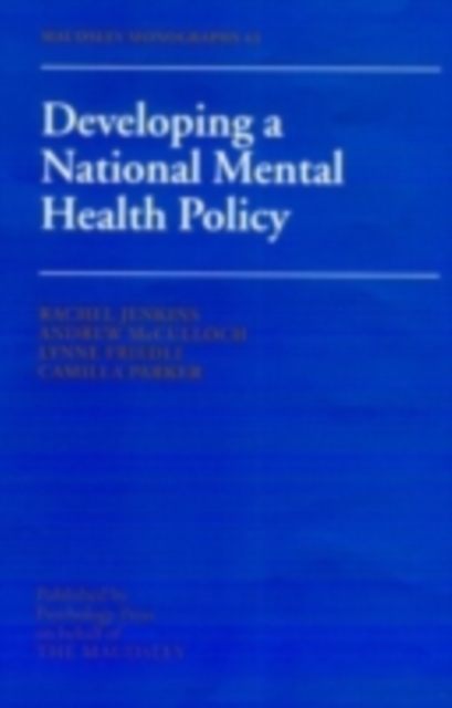 Developing a National Mental Health Policy, PDF eBook