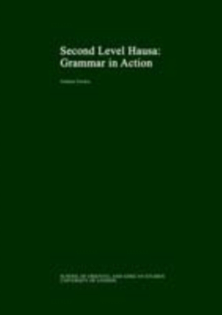 Second Level Hausa : Grammar in Action, PDF eBook