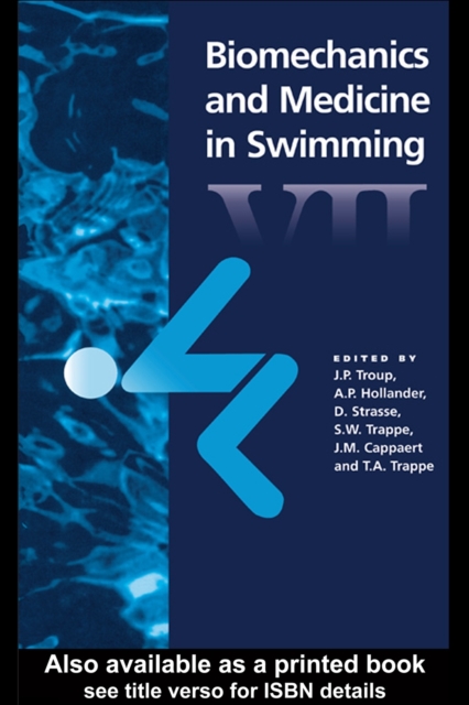Biomechanics and Medicine in Swimming VII, PDF eBook