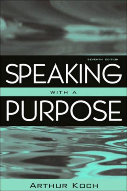 Speaking with a Purpose, Paperback Book