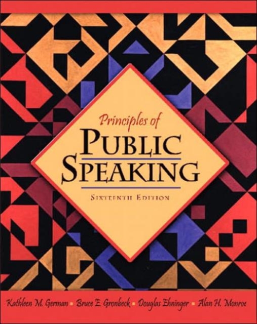 Principles of Public Speaking, Paperback Book
