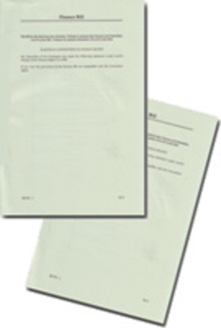 Finance Bill 2009, Paperback / softback Book