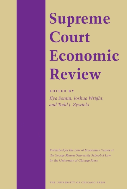 Supreme Court Economic Review, Volume 21, Hardback Book