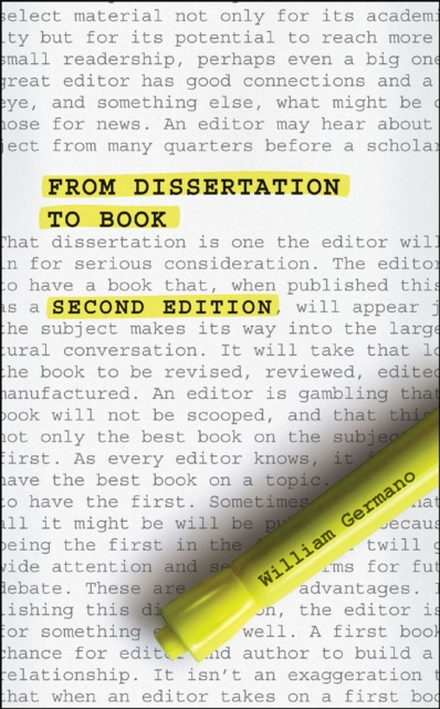 From Dissertation to Book, Second Edition, Paperback / softback Book