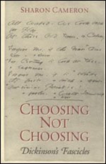 Choosing Not Choosing, Hardback Book