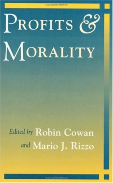 Profits and Morality, Hardback Book