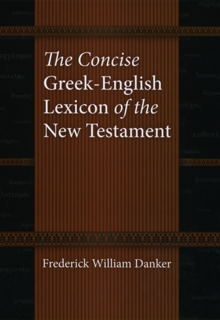 The Concise Greek-English Lexicon of the New Testament, PDF eBook