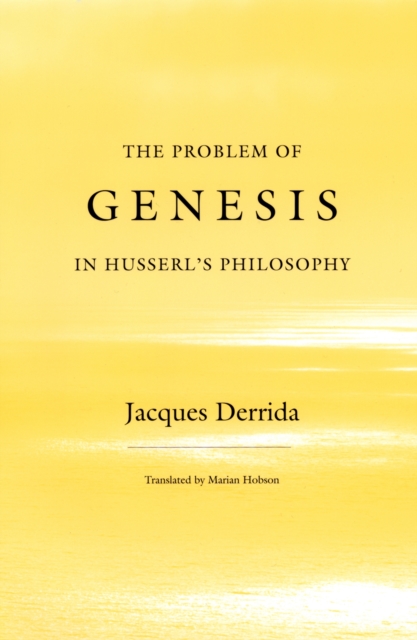 The Problem of Genesis in Husserl's Philosophy, PDF eBook
