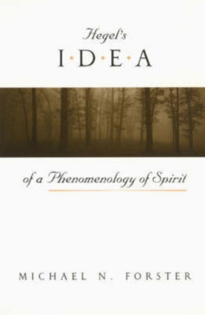 Hegel's Idea of a Phenomenology of Spirit, Paperback / softback Book