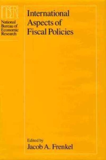 International Aspects of Fiscal Policies, Hardback Book
