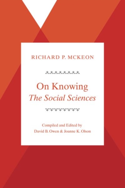 On Knowing--The Social Sciences, Hardback Book