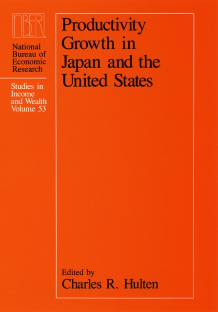 Productivity Growth in Japan and the United States, Hardback Book