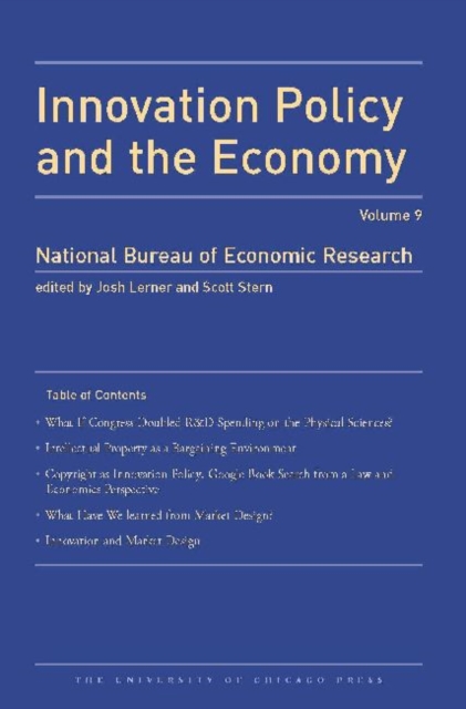 Innovation Policy and the Economy 2008 : Volume 9, Hardback Book