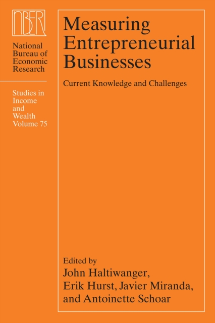 Measuring Entrepreneurial Businesses : Current Knowledge and Challenges, Hardback Book