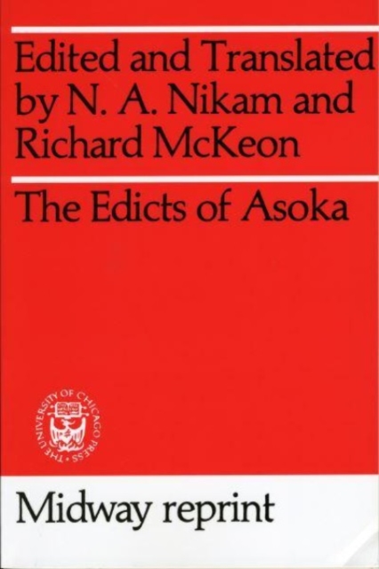 Edicts of Asoka, Paperback / softback Book