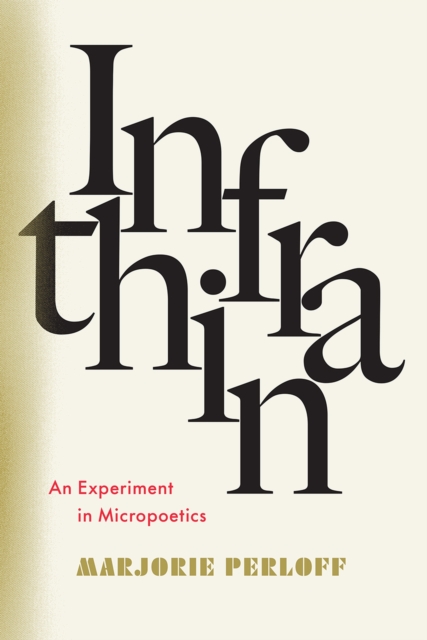 Infrathin : An Experiment in Micropoetics, Hardback Book