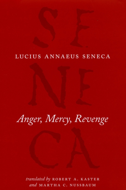 Anger, Mercy, Revenge, Hardback Book