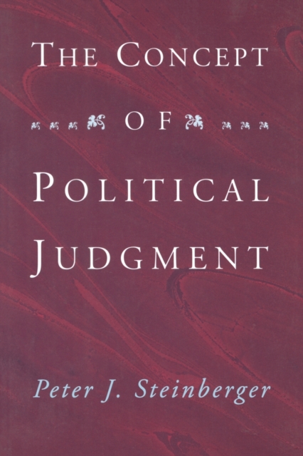 The Concept of Political Judgment, Paperback / softback Book