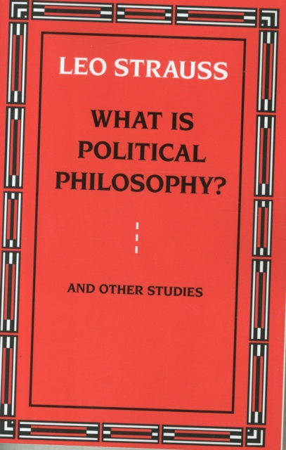 What is Political Philosophy?, Paperback / softback Book
