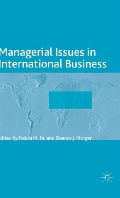 Managerial Issues in International Business, Hardback Book