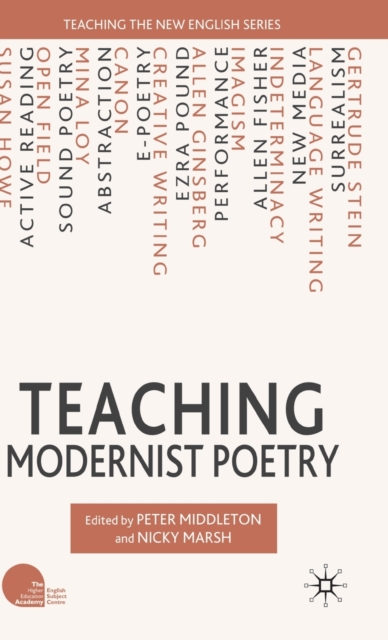 Teaching Modernist Poetry, Hardback Book