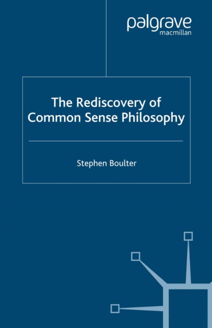 The Rediscovery of Common Sense Philosophy, PDF eBook