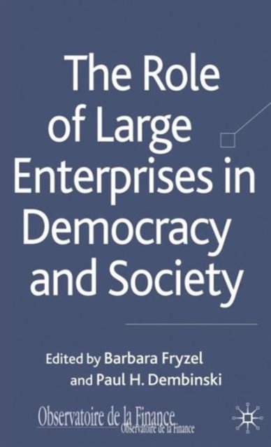The Role of Large Enterprises in Democracy and Society, Hardback Book