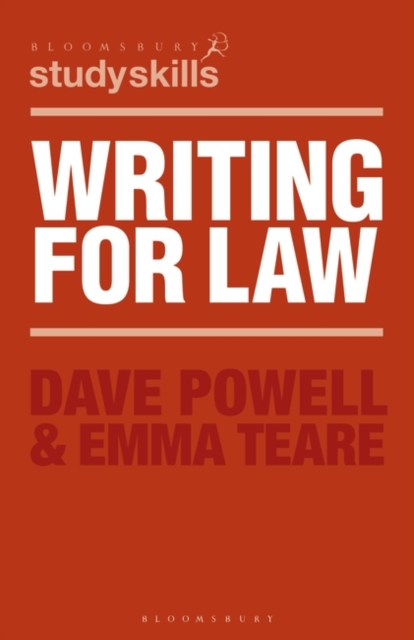 Writing for Law, Paperback / softback Book