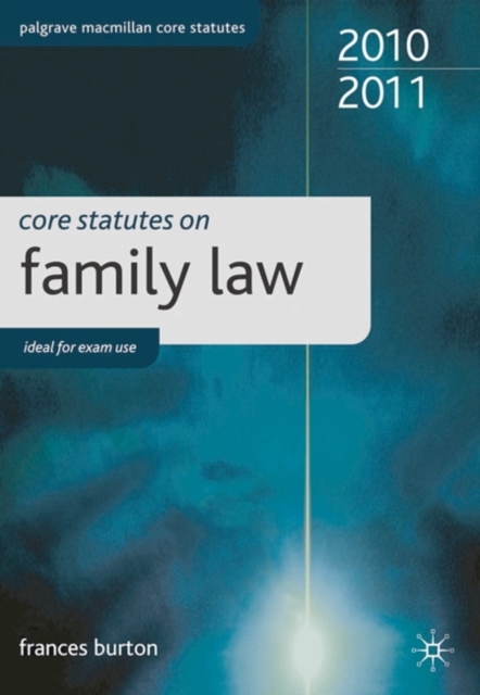 Core Statutes on Family Law, Paperback Book