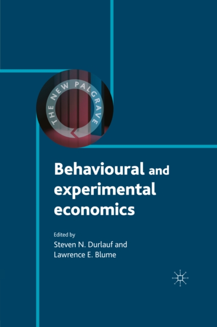 Behavioural and Experimental Economics, PDF eBook