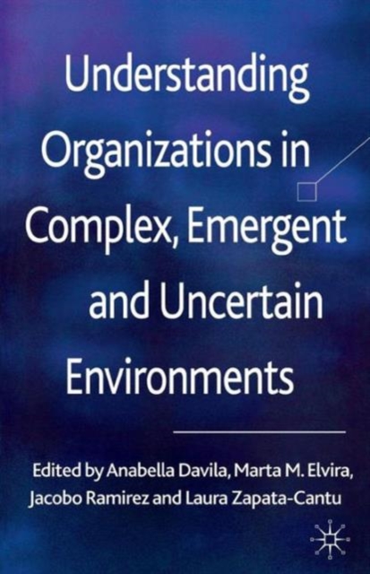 Understanding Organizations in Complex, Emergent and Uncertain Environments, Hardback Book