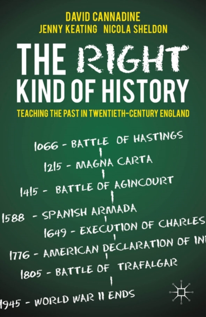 The Right Kind of History : Teaching the Past in Twentieth-Century England, Hardback Book