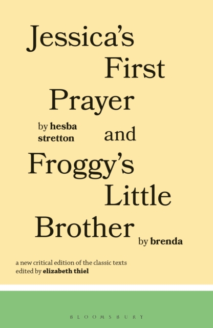 Jessica's First Prayer and Froggy's Little Brother, Paperback / softback Book