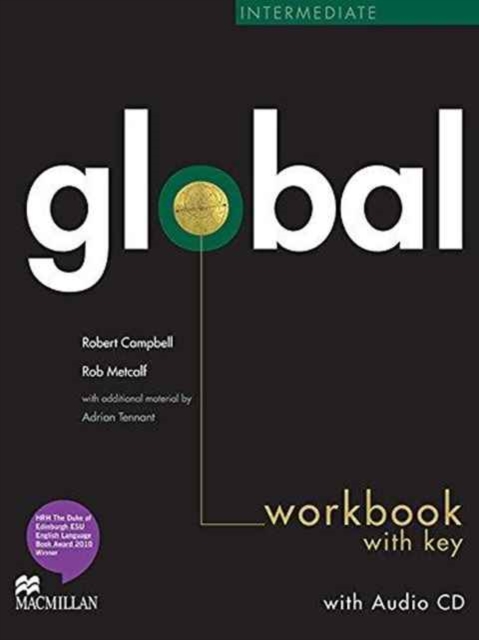 Global Intermediate Workbook & CD with key, Mixed media product Book