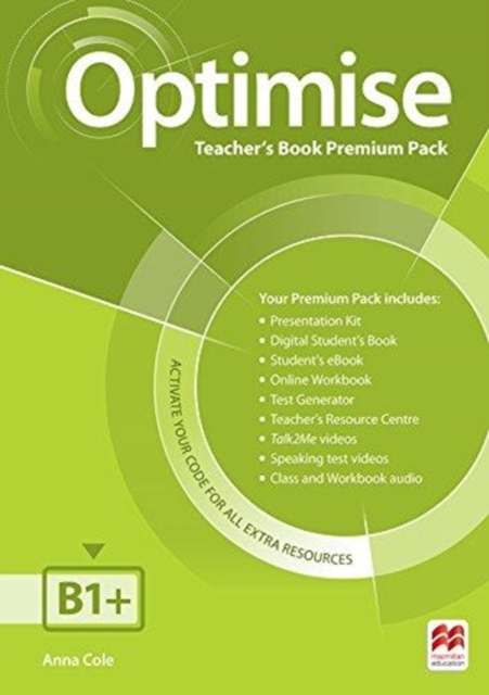 Optimise B1+ Teacher's Book Premium Pack, Multiple-component retail product Book