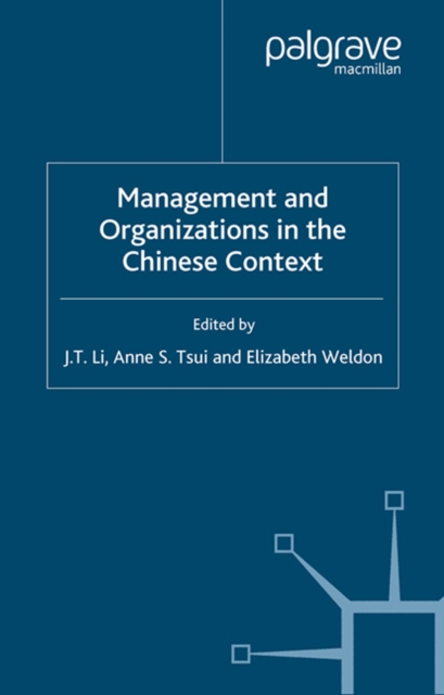 Management and Organizations in the Chinese Context, PDF eBook