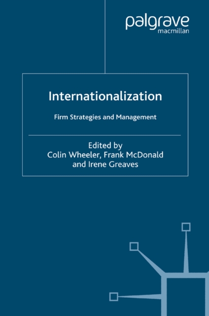 Internationalization : Firm Strategies and Management, PDF eBook