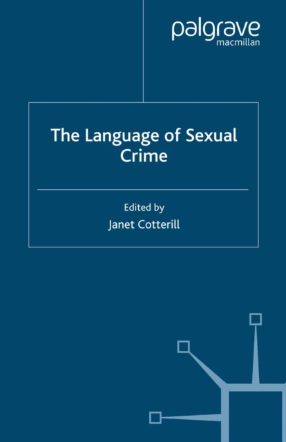 The Language of Sexual Crime, PDF eBook