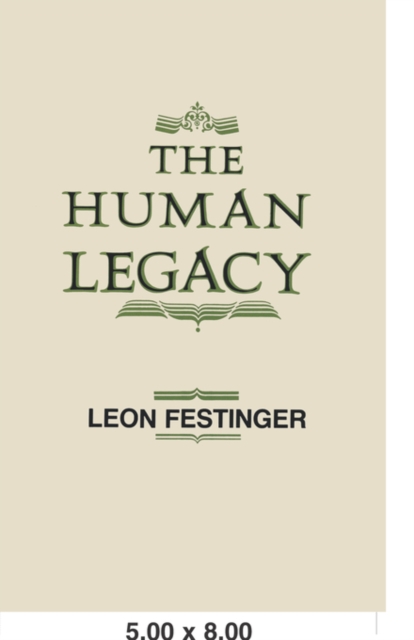 The Human Legacy, Paperback / softback Book