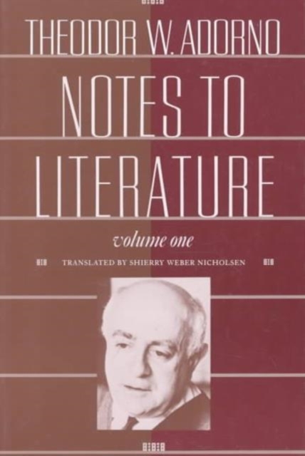 Notes to Literature, Paperback / softback Book