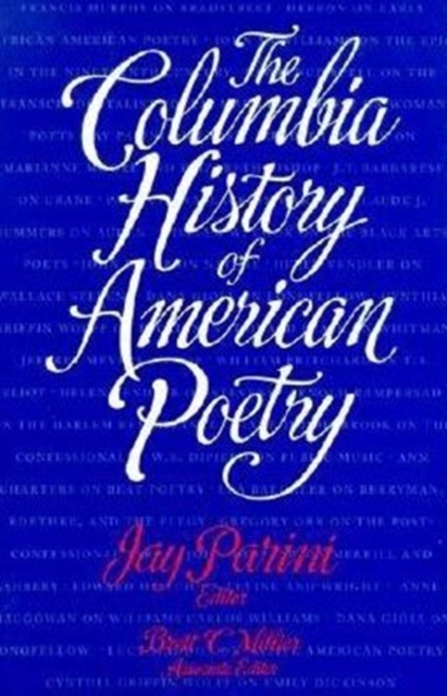 The Columbia History of American Poetry, Hardback Book