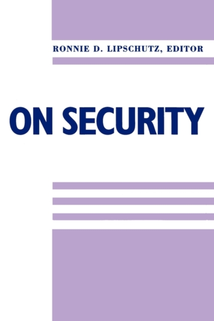 On Security, Paperback / softback Book