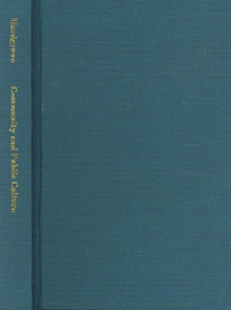 Community and Public Culture : The Marwaris in Calcutta, c. 1897-1997, Hardback Book