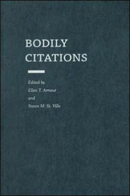 Bodily Citations : Religion and Judith Butler, Hardback Book