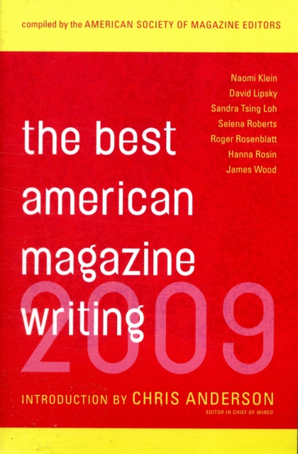 The Best American Magazine Writing 2009, Paperback / softback Book